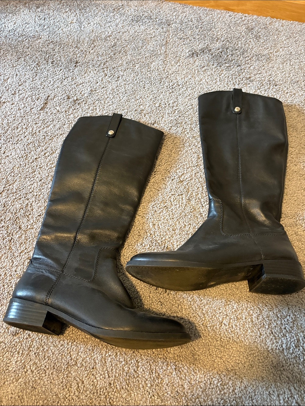 INC International Concepts Black Heeled Boots
